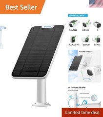 13.1ft Adjustable Solar Panel for Eufycam: Weatherproof and Efficient Charging