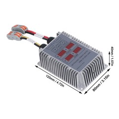 Solar Battery Charge Controller Boost MPPT Voltage Adjustable Waterproof With