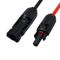 SAE to SAE Adapter Cable 10 AWG 50cm Waterproof Cap for RV Solar Panel