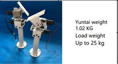 DC Dual-Axis Pan-tilt Solar Tracking Monitoring Robot Load X-axis Y-axis