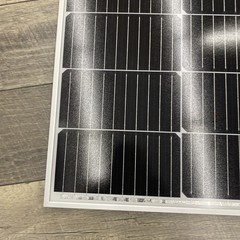 Traver Force Solar Panel 100 Watt 10BB Monocrystalline 12V Solar Panels 1 Pack