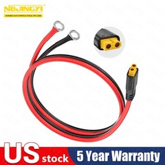 10AWG XT60 Female Connector to O Ring Terminal M8 Battery Solar Charging Cable