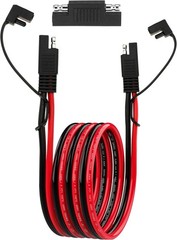 6FT 10AWG SAE Extension Cable,with SAE Polarity Reverse Adapter for Solar RV
