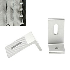 10Pcs Solar Panel Mounting Brackets Replacement L Foot Solar Mount Enduring
