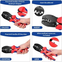 53/10PCS Solar Panel Cable Wire connectors Crimper Tool Kit 2PCS Spanners Wrench