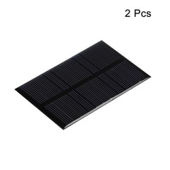 Mini Solar Cell Panel 5.5V 120mA 0.66W 84.5mm x 55.5mm 2pcs