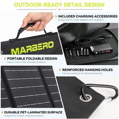 Portable Solar Panel 30W Solar Panel Charger 23% High Efficiency Foldable Sol…