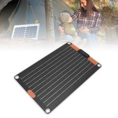15W 5V 2.5A Solar Panel Battery Charger Monocrystalline Silicon Rain Proof FBIO