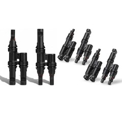 6PCS Mc4 Connectors for Parallel Connection Between Solar Panels (M/FF+F/MM),…