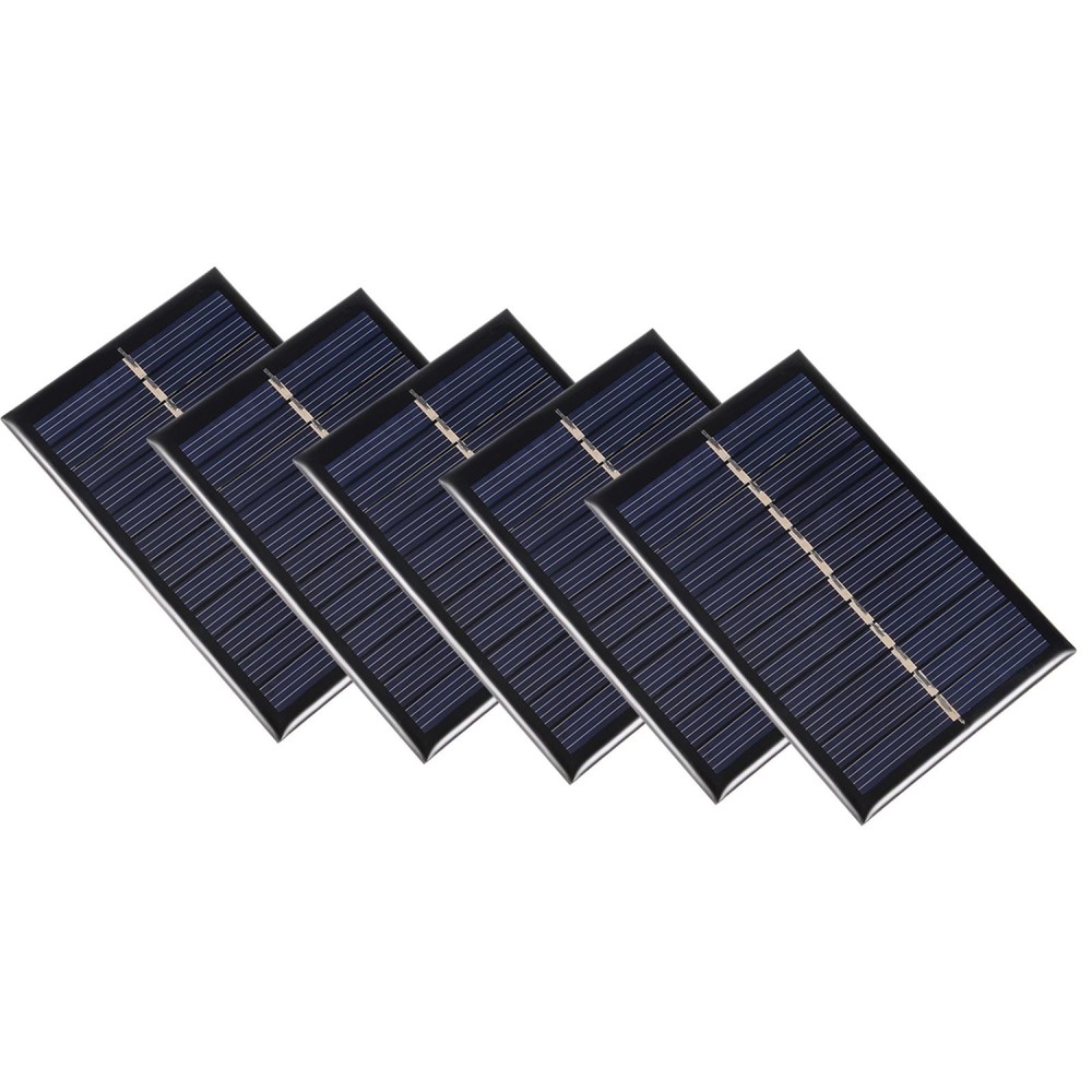 0.6W 6V Small DIY Solar Panel Module for Cell Phone Charger 5pcs.