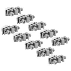 NEW 10Pcs Solar Mounting System Grounding Clip Lug Bracket Clamps Photovoltaic