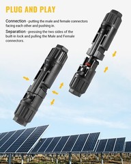 Durable 44PCS Solar Connectors with Spanners – Waterproof & Easy Install