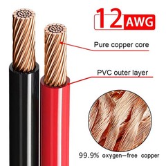 3M 12 AWG XT60 Female to Solar Connector Solar Panel Extension Charging Cable
