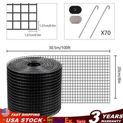 100ft Solar Panel Wire Mesh Roll & clip kit – Pigeon Bird Proofing Guard kit new