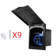 External 16A Waterproof Socket for RV and Camper Power Input 220V 250V