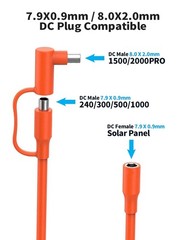 Tonton 14AWG 8mm Extension Cable for Solar Generators 10FT 3M, 10FT,
