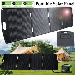 Portable Solar Panel Foldable 200W IP65 Waterproof for RV Camping Home