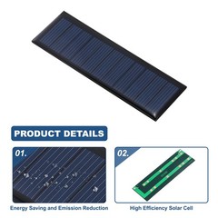 Mini 8Pcs 5.5V 0.385W 70mA Solar Panels for Photovoltaic Cells