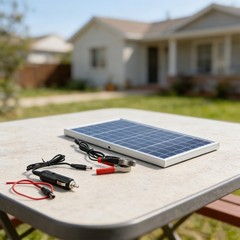 20W Solar Panel Kit for Charging Devices and Powering Small Appliances