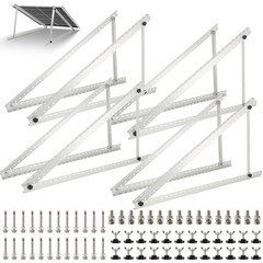 4 Sets 45Inch Solar Panel Mounting Brackets, 0 to 90° Adjustable Solar Panel Mou