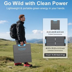 220W Solar Panel USB Charger for Anker SOLIX C1000 C2000 Gen 2 Power Station