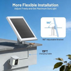 High-Efficiency Solar Panel for Ring Cameras – 1 Pack, Waterproof & Easy Install