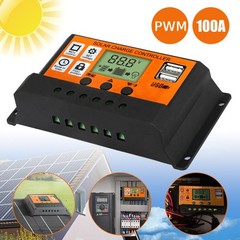 MPPT Solar Panel Kit Charge Controller Battery Regulator 12/24V Auto Focus 100A