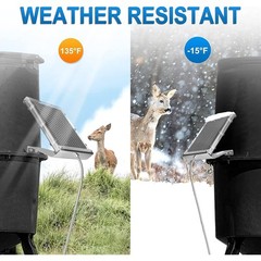 Solar Charger Monocrystalline Waterproof Fast Charge Outdoor Battery Maintenance