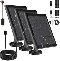 Solar Panel for Ring Camera(2nd Generation) Dustproof Waterproof 5W Solar Panel