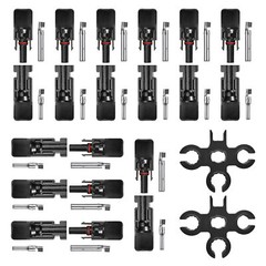 20 Pairs Cable Connectors Solar Panel 30A Line Plug Socket Male Female IP65