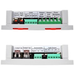 WST03-2 Dual Axis Electric Solar Panel Sun Tracker LCD Controller + IR Remote EL