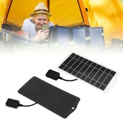 Solar Panel Charger 5W Monocrystalline USB Solar Panel For Camping