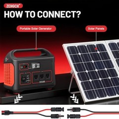Solar Panel Cable Connector Kit with 10AWG Heavy-Duty Tinned Copper Charge 6FT