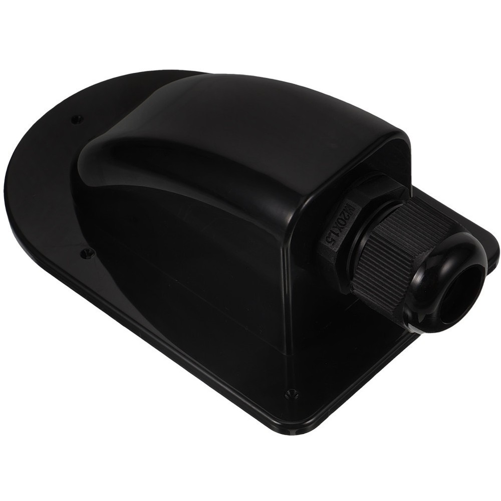Solar Cable Entry Box ABS Waterproof Single Hole Wire Entry Case for Camping