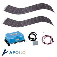 Apollo 620W Flexible Solar 12V/24V Automotive Charging Kit for RVs Trucks Buses
