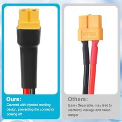 0AWG XT60 Extension Cable 2 3 505 20 25 30 35 40 50 7500FT XT60 Female to 3FT 1
