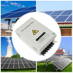 6-String Solar PV Combiner Box New 15A Circuit Breaker For Solar Panel System