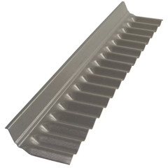 Suntop Wall Connector Flashing Castle 4 ft Polycarbonate Gray Impact-Resistant