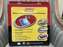 Coleman Solar Powered Trickle Charger Model 50005 NEW FREE SHIPPING