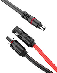 Solar Connector to DC8mm Adapter Cable for Solar Generators 12AWG+14AWG Heavy Du