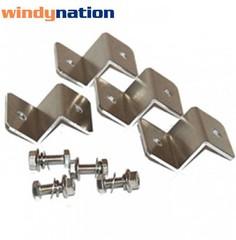 (10 Sets) Solar Panel Z Bracket Mount Mounting Set RV Boat