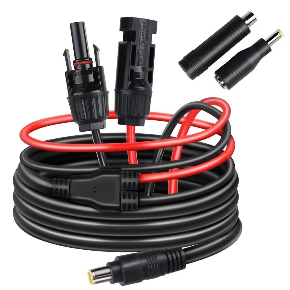 Jackery Solar Panel Connector – MC4 to DC 8mm Extension Cable, DC7909 to DC80…