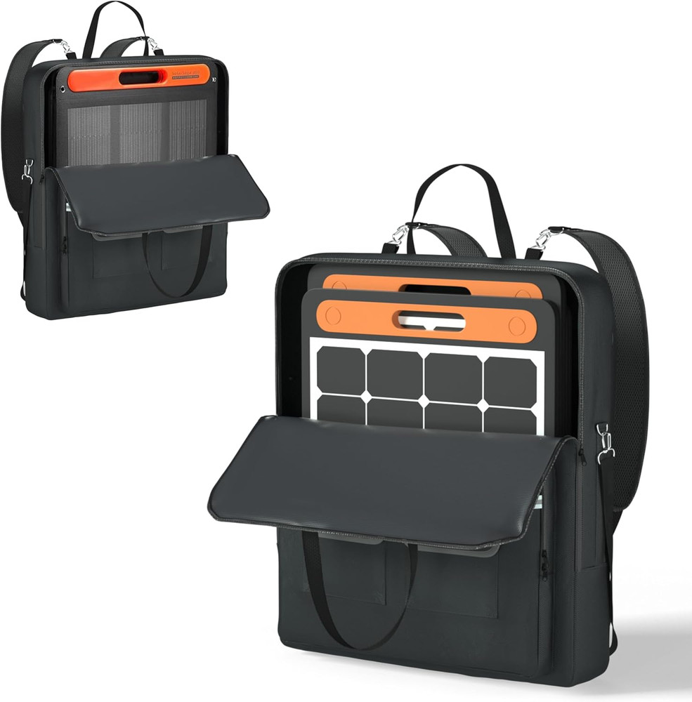 Solar Panel Storage Bag, Compatible with Jackery Solarsaga 100W 100X 200W, Doubl