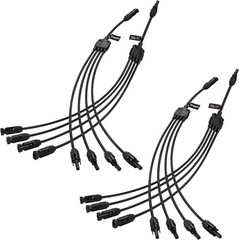 Solar Y Branch Parallel Connectors 30A/1000V, 2 Pairs