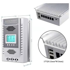 40A-100A MPPT Solar Charge Controller Regulator 12V/24V Lithium Lifepo4 Battery.