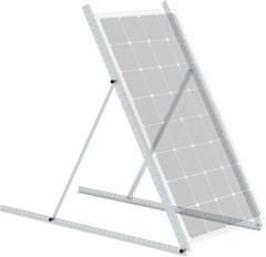 BougeRV 58in Adjustable Solar Panel Tilt Mount Brackets with Foldable Tilt Legs,