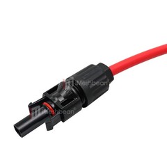100FT 10AWG Red Solar Panel Extension Cable PV Wire Waterproof Solar Connectors