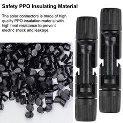 20Pairs/40PCS Solar Panel Connectors MC4 Male & Female Solar Cable Connectors…