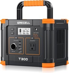 300W Portable Power Station 230Wh Pure Sine Wave 60W USB-C PD Home Backup Power