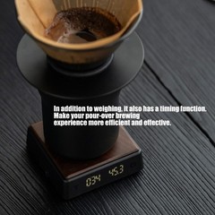 Strong PC Reinforced Glass Digital Scale for Strong Kitchen and Coffee Use
